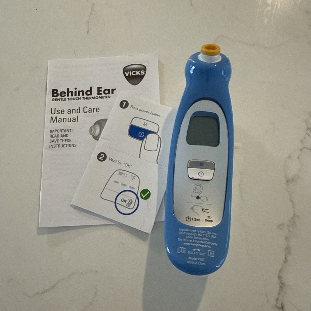 Vicks - Behind Ear Gentle Touch Thermometer, Model V980‎